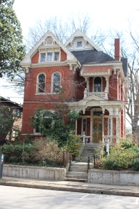 The second family to own the Woodruff-Fontaine House (you guessed it, the Fontaines) had this house built across the street when their daughter, Mollie Fontaine (not the same as Mollie Woodruff) when she married. It is now called the Mollie Fontaine Lounge, open Wednesday-Saturday from 5 p. m. - 3 a. m.
